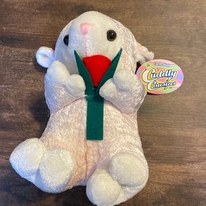 Cuddly Cousins Easter Plush Pink and White Lamb